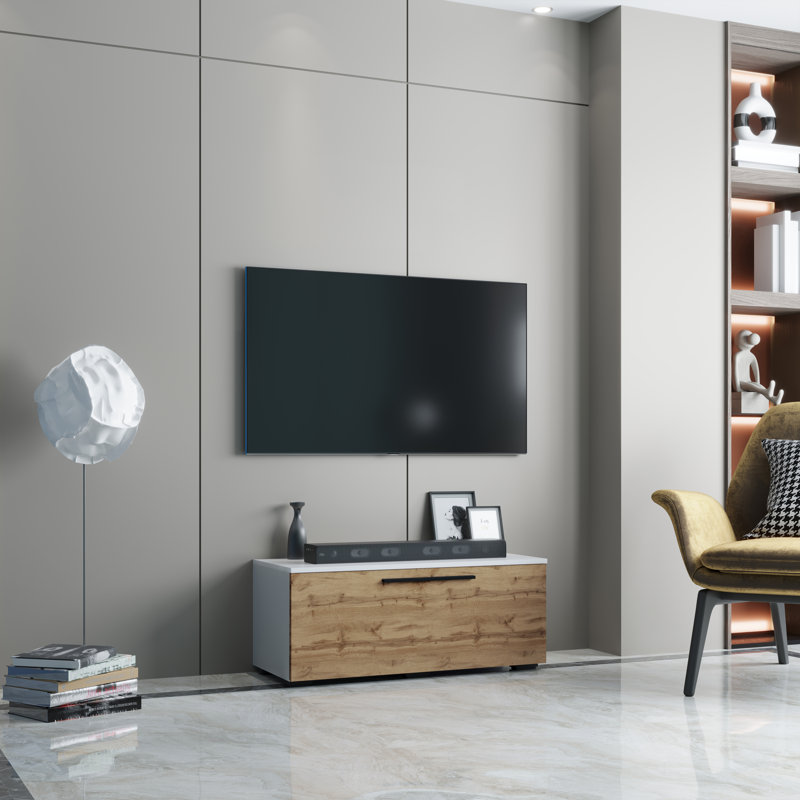 Aurhyn Entertainment Unit for TVs up to 55", Light brown