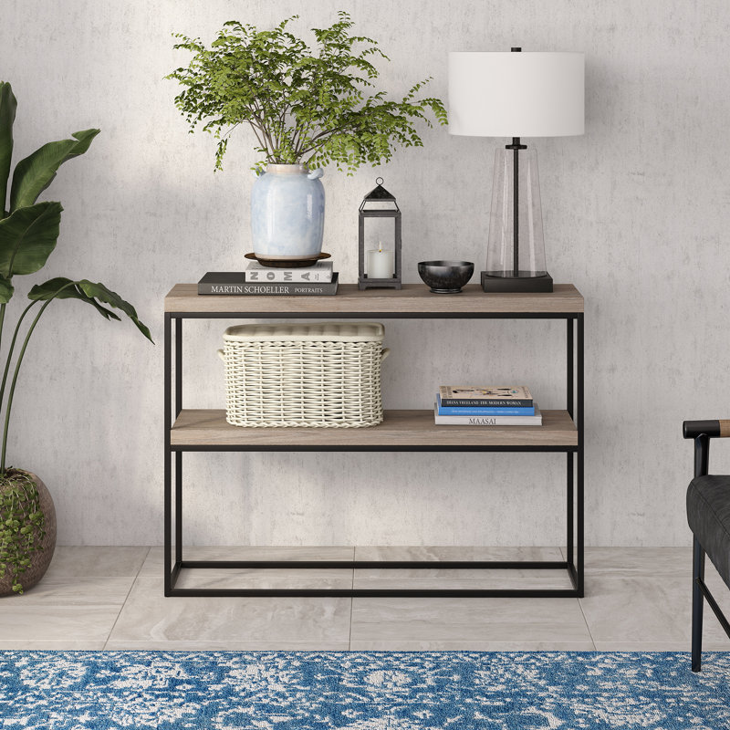 Luckey 106.7cm Console Table, Grey Wash