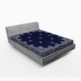 Microfiber Paisley Fitted Sheet