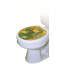 Décalcomanie de siège de toilette Southwestern Cactus - couvercles de toilette en vinyle-49937017