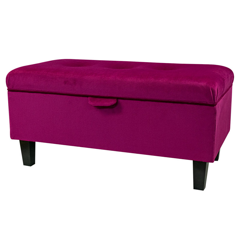 Upholstered Bench with Flip Top