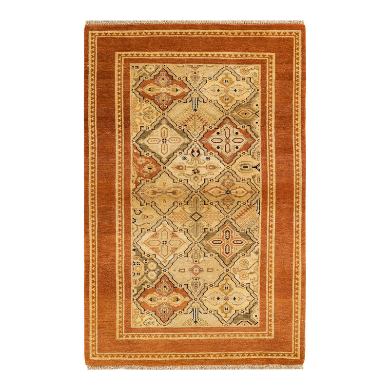 Kendon One-of-a-Kind 3' 4" x 5' 0" Hand Knotted Area Rug