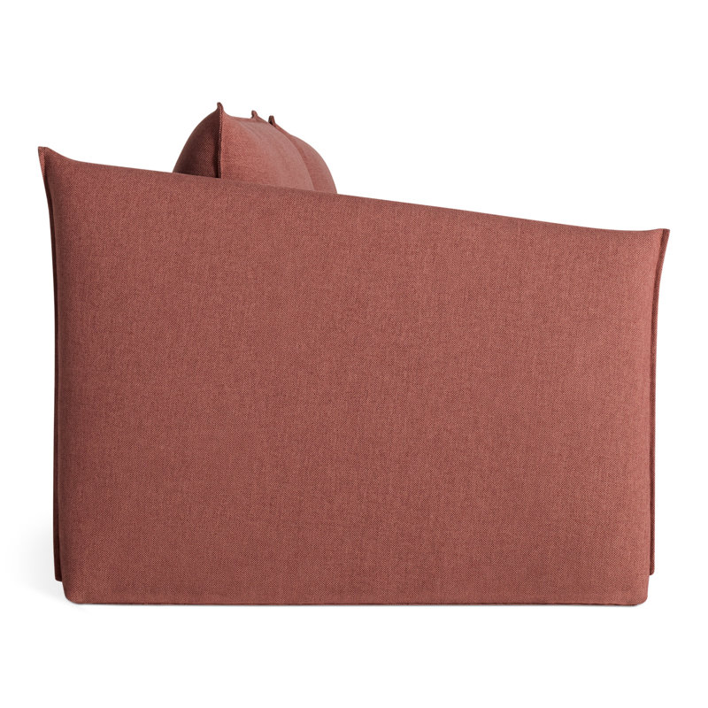 Softmore Sofa, 34" H x 74" W x 40" D, Maharam Mode in Carmelized Polyester