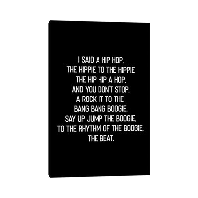Rappers Delight 1 Piece Wrapped Canvas Wall Art
