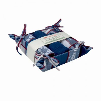 Serviette à thé 3 paniers à pain