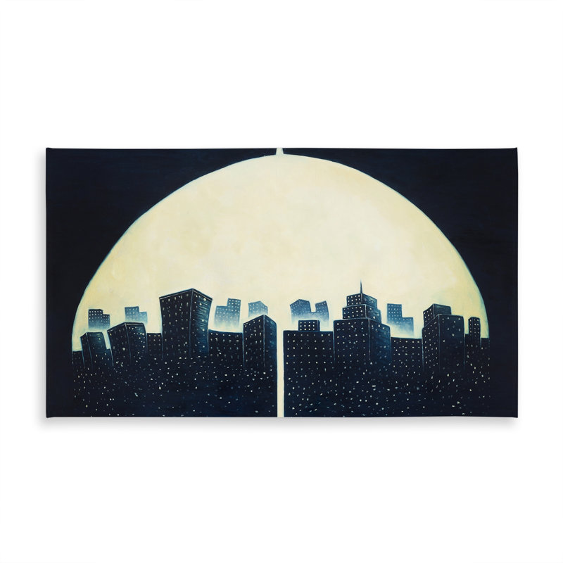 Building Cities Blue Tablecloth - A City Under Umbrellas