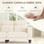 220cm Chenille 2-person sofa with spring cushion package - no tools required for assembly-118262226