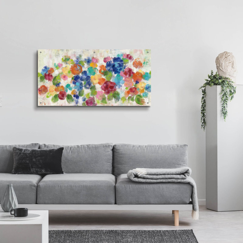 «Hydrangea Bouquet I» par Silvia Vassileva, H 24 po x l 48 po 