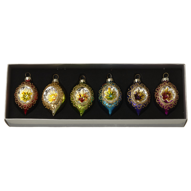 7cm Glass Finial Ornament