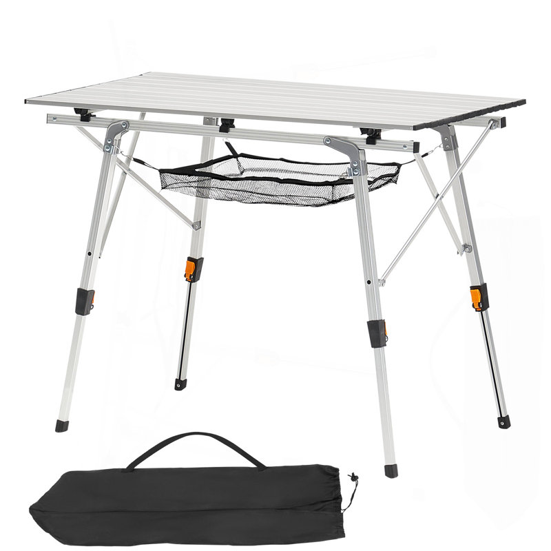 Couche de maille pliante en aluminium pour table de camping