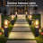 Solar Pathway Lights Outdoor, Bright Solar Lights Outdoor,ip65 Waterproof Solar Garden Lights Solar Powered Landscape Lighting For Yard Patio Walkway Driveway Pathway