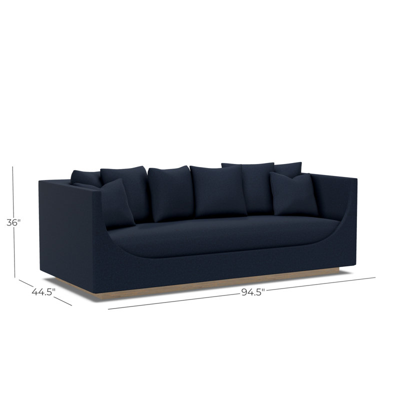 Claudette Bench Seat Sofa, 2369-32, Driftwood