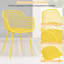 Ensemble de chaises de patio 3 pièces avec siège en PP et plateau de table pour porche