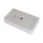24"x14" White Ceramic Rectangular Vessel Bathroom Sink