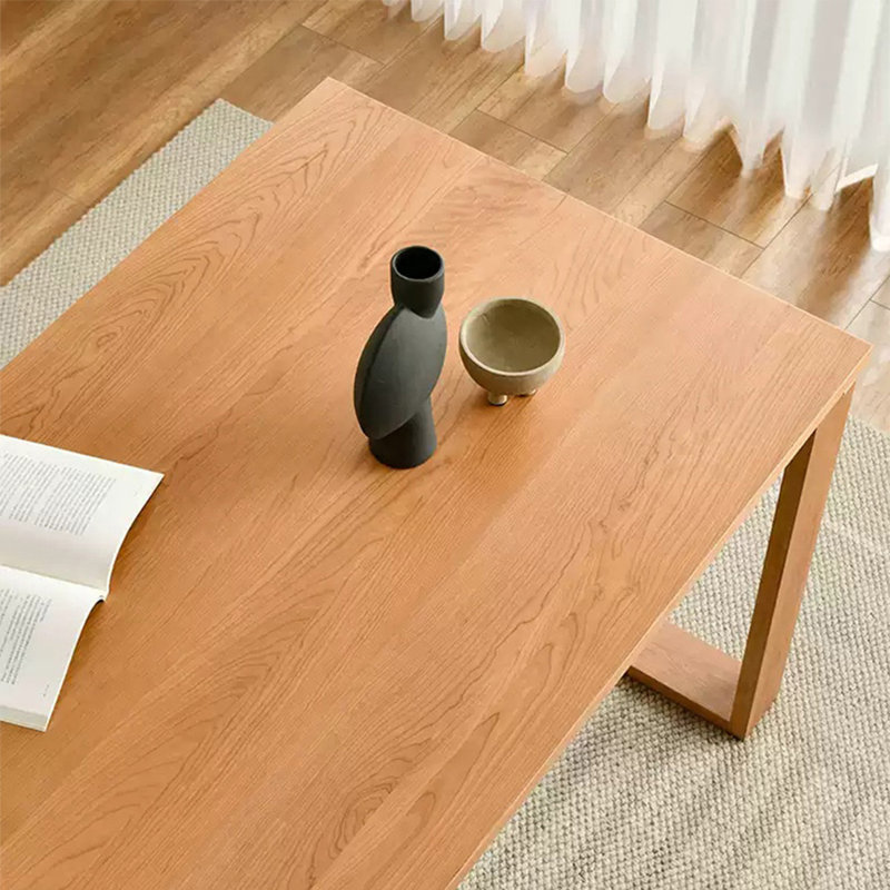 Ensemble de tables rétro et élégantes en bois massif, H 29,52 po x L 59,05 po x l 31,49 po