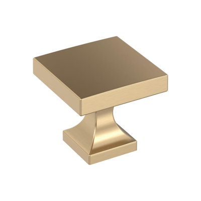 Bouton d'armoire bronze champagne à piédestal de 1-1 / 16 po (27 mm) de longueur - paquet de 25