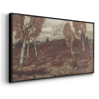 Série paysage - DCCXCV - Toile tendue avec châssis encadré - Prêt à être accroché