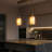 Aurelia Tumbled Gold Dual-Light Pendant