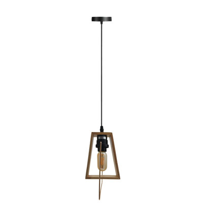 Hallowell 1 - Light Black Single Pendant