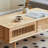 Solid wood minimalist style coffee table
