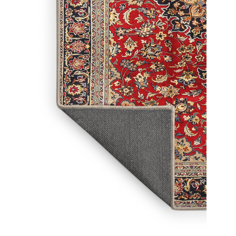 Tapis oriental rouge / ivoire Maha, Rectangle 5 pi x 7 pi