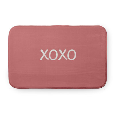 Tapis de salle de bain Maroon Xoxo