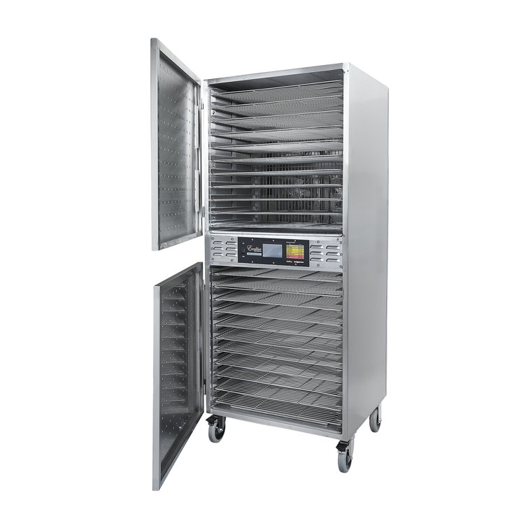 Excalibur 42-Tray Dual-Zone Commercial Food Dehydrator, in Stainless Steel  (COMM2) - Excalibur Dehydrator