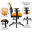 Mid-Back Mesh Multifunction Executive Swivel Ergonomic Office Chair with Adjustable Arms-63480813