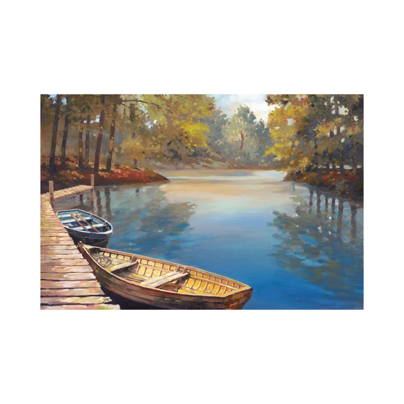 Private Parking 1 by Graham Reynolds - Wrapped Canvas Gallery-Wrapped Canvas Giclée, 20.32 cm H x 30.48 cm W