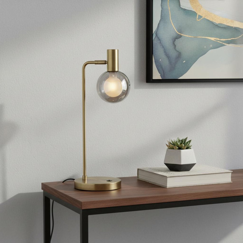 Lampe de bureau en métal Rithland