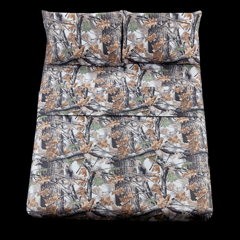 Ensemble de draps camouflage camo Daley, Double