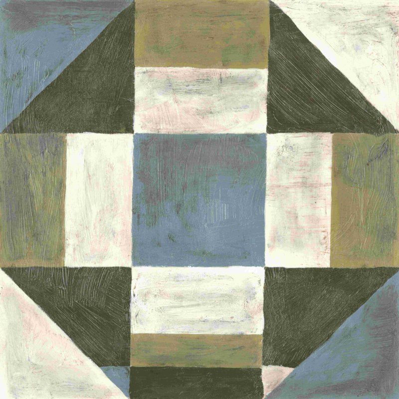 Patchwork Tile II, 12" H x 12" W