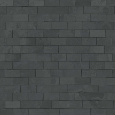 Camden Charcoal 3 in. x 6 in. Gauged Slate Subway Floor and Wall Tile