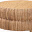 Table basse Golda Natural Seagrass and Rattan