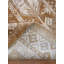 Tapis intérieur brun beige en laine noué à la main-986941944