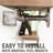 Hibbell 2 Piece Solid Wood Industrial Pipe Shelves-1544023146
