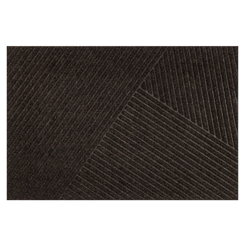 Tapis brun Ebern Designs, Brun