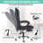 Noshin Ergonomic Faux Leather Massage Executive Chair-324681374