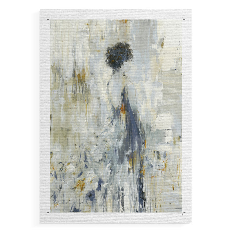 Fond reflets - impression sur toile seulement - non encadrée, H 18 po x l 12 po