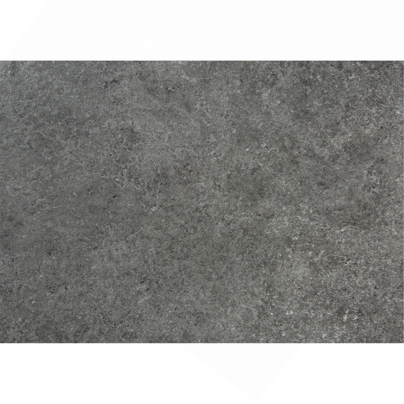 Computer Desk, Home Office, Laptop, Storage Shelves, 48"L, Work, Grey Stone Look Laminate, Black Metal, Contemporary, Gray