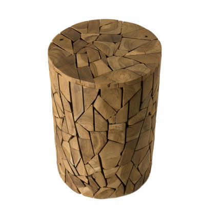 Sabastian Solid Wood Drum End Table