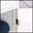 Kleankin Slim Bathroom Storage Cabinet