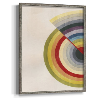 Rainbow Core Diptych I, reproduction encadrée - bois massif