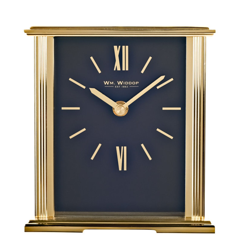 Lamartine Metal Wall Clock, Gold 