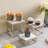 Square 3 Piece Tiered Dessert Cup Cake Stand-2144703918