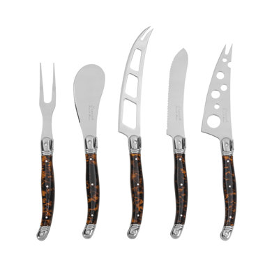 5 Piece Stainless Steel Cheese Serving Set
