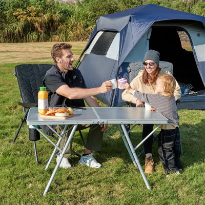 120cm Adjustable Folding Table