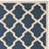 Kerr Hooked Navy/Beige Indoor/Outdoor Rug