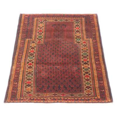 Teimani Burgundy Rug 2'11" x 4'11"
