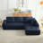 L-Shape Sectional Oversized Sofa with soft cushion-1904383008-1904383453